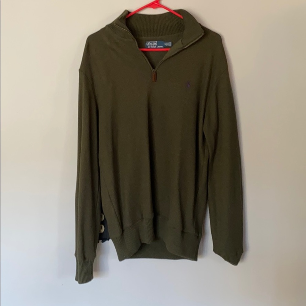 Polo quarter zip sweater